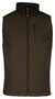 Baileys Uni Color Zip High Collar Body-Warmer Dark Green