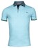 Baileys Uni Denim Collar Piqué Poloshirt Mid Blue