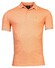 Baileys Uni Melange Two-Tone Piqué Poloshirt Mid Orange