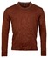 Baileys Uni Merino V-Neck Single Knit Pullover Stone Red