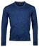 Baileys Uni Merino V-Neck Single Knit Trui Deep Denim Blue