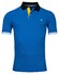 Baileys Uni Pique Subtle Contrast Poloshirt Mid Blue