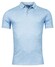 Baileys Uni Subtle Two-Tone Melange Piqué Poloshirt Light Blue