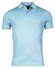 Baileys Uni Subtle Two-Tone Melange Piqué Poloshirt Mid Blue