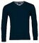 Baileys Uni V-Neck Cotton Single Knit Pullover Dark Blue