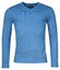 Baileys V-Neck Body And Sleeves Two-Tone Structure Jacquard Pullover Bright Cobalt