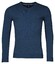 Baileys V-Neck Body And Sleeves Two-Tone Structure Jacquard Pullover Cobalt