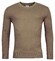 Baileys V-Neck Cotton Cashmere Single Knit Pullover Taupe