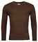 Baileys V-Neck Cotton Cashmere Single Knit Trui Dark Brown