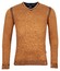 Baileys V-Neck Cotton Plated Pullover Sudan Brown
