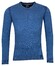 Baileys V-Neck Cotton Plated Trui Limoges Blue
