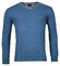 Baileys V-Neck Cotton Single Knit Pullover Denim Blue Melange