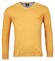 Baileys V-Neck Cotton Uni Pullover Pullover Yellow Gold