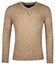 Baileys V-Neck Lambswool Uni Color Single Knit Pullover Beige