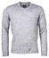 Baileys V-Neck Merino Pullover Single Knit Pullover Light Grey