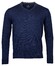 Baileys V-Neck Merino Pullover Single Knit Trui Jeans Blauw