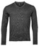 Baileys V-Neck Merino Wool Uni Color Single Knit Pullover Anthracite Grey