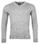 Baileys V-Neck Merino Wool Uni Color Single Knit Pullover Silver Grey