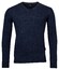 Baileys V-Neck Pullover Lambswool Single Knit Pullover Dark Evening Blue