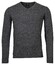 Baileys V-Neck Pullover Lambswool Single Knit Pullover Dark Gray