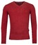 Baileys V-Neck Pullover Lambswool Single Knit Pullover Red