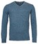 Baileys V-Neck Pullover Lambswool Single Knit Pullover Winter Blue