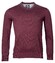 Baileys V-Neck Pullover Single Knit Combed Cotton Pullover Bordeaux