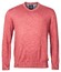 Baileys V-Neck Pullover Single Knit Combed Cotton Pullover Cerise