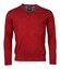Baileys V-Neck Pullover Single Knit Combed Cotton Pullover Stone Red