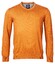 Baileys V-Neck Pullover Single Knit Combed Cotton Pullover Terracotta
