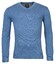 Baileys V-Neck Pullover Single Knit Combed Cotton Pullover Winter Blue