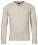 Baileys V-Neck Pullover Single Knit Lambswool Pullover Oatmeal