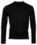 Baileys V-Neck Pullover Single Knit Merino Pullover Black