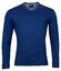 Baileys V-Neck Pullover Single Knit Pima Cotton Pullover Blue