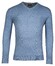 Baileys V-Neck Single Knit Pima Cotton Pullover Light Blue