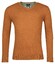 Baileys V-Neck Single Knit Uni Pima Cotton Pullover Mid Orange