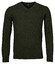 Baileys V-Neck Uni Color Lambswool Pullover Dark Green