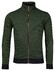 Baileys Yarn Dyed Jacquard Doubleface Interlock Sweat Cardigan Zip Cardigan Grass Green