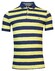 Baileys Yarn Dyed Stripes Solid Pique 2-Tone Poloshirt Pastel Lime