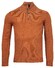 Baileys Zip Buttons Single Knit Lambswool Pullover Ginger Bread