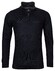 Baileys Zip Collar All Over Structure Knit Trui Donker Blauw