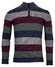Baileys Zip Yarn Dyed Stripes Pullover Navy
