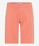 Brax Bozen Ultralight Casual Flat-Front Easy Care Bermuda Peach