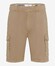 Brax Brazil Uni Color Sporty Cargo Bermuda Canvas