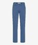 Brax Cadiz 5-Pocket Blue Planet Broek Smoke Blue