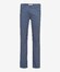 Brax Cadiz Hi-Flex Lightweight Cotton Blend Fine Texture Broek Dusty Blue