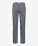 Brax Cadiz Minimal Fantasy Pattern Wool Look Cotton Blend Easy Care Broek Graphite