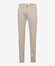 Brax Cadiz Ultralight Satin Cotton Subtle Stretch Broek Beige