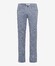 Brax Cadiz Ultralight Satin Cotton Subtle Stretch Pants Dusty Blue