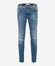 Brax Chris 5-Pocket Vintage Denim Hi-Flex Superstretch Blue Planet Jeans Blue Indigo Destroyed